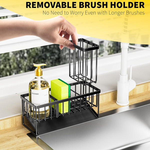 Kitchen Sink Caddy, Sponge Holder for Kitchen Sink