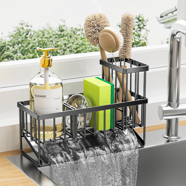 Kitchen Sink Caddy, Sponge Holder for Kitchen Sink