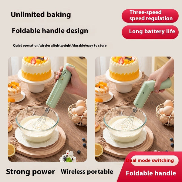 Wireless Electric Whisk Household Cream Blender