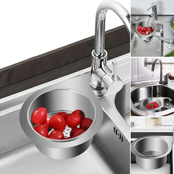 Stainless Steel Swan Drain Basket For Kitchen