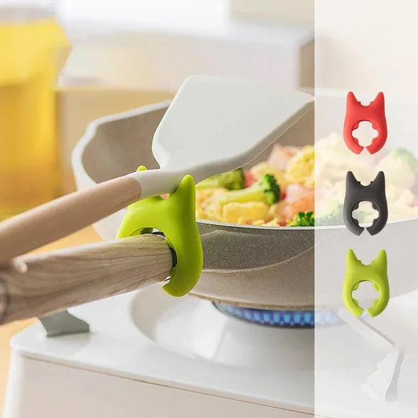 Silicone Anti overflow Spoon Holder