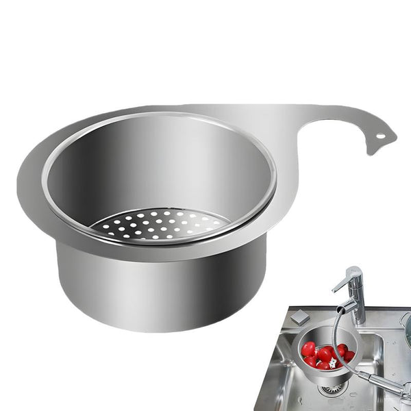 Stainless Steel Swan Drain Basket For Kitchen